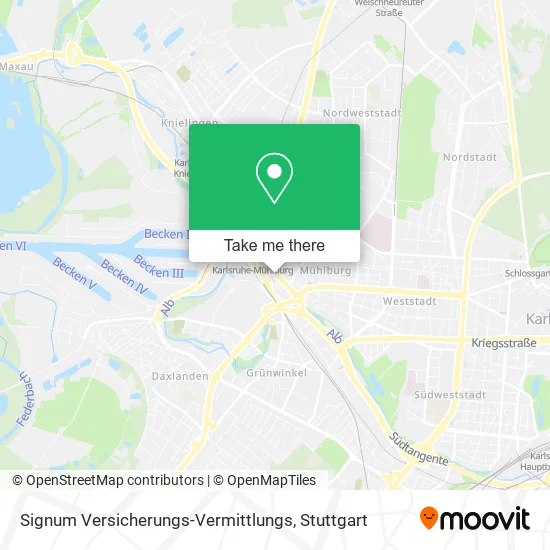 Карта Signum Versicherungs-Vermittlungs