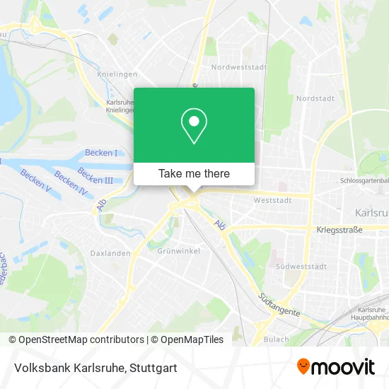Карта Volksbank Karlsruhe