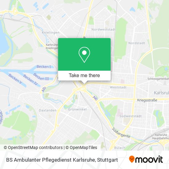 BS Ambulanter Pflegedienst Karlsruhe map