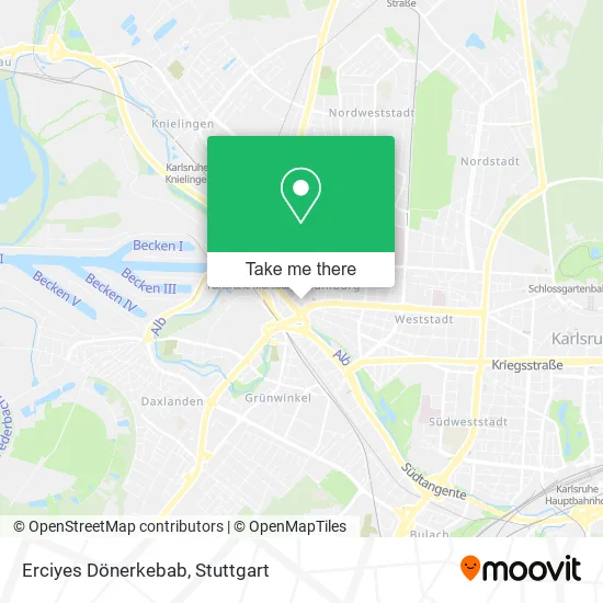 Карта Erciyes Dönerkebab