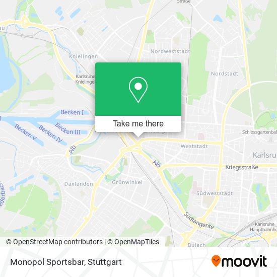 Monopol Sportsbar map