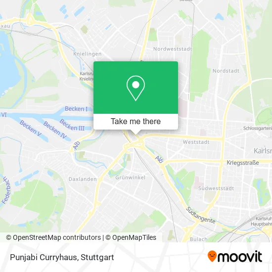 Карта Punjabi Curryhaus