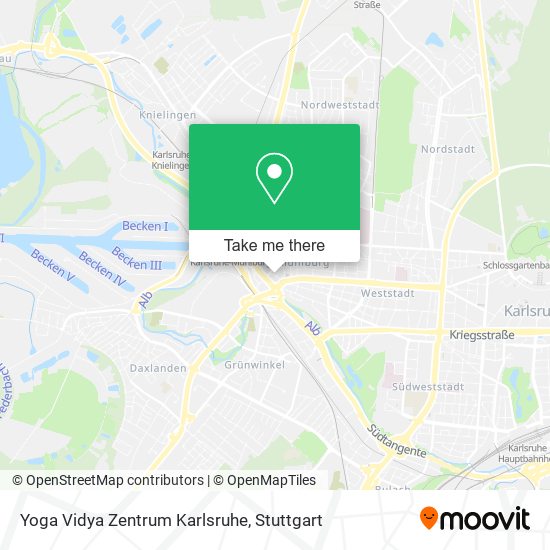 Карта Yoga Vidya Zentrum Karlsruhe