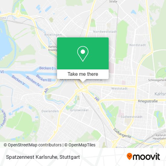 Карта Spatzennest Karlsruhe