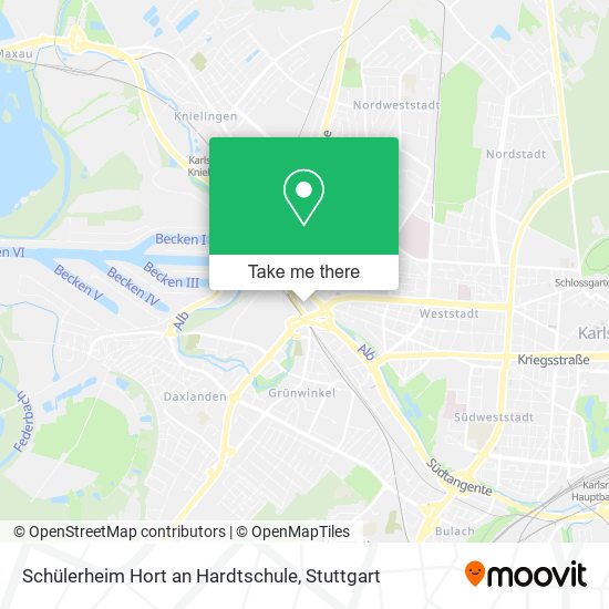 Schülerheim Hort an Hardtschule map