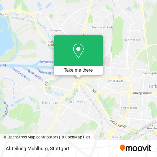 Карта Abteilung Mühlburg