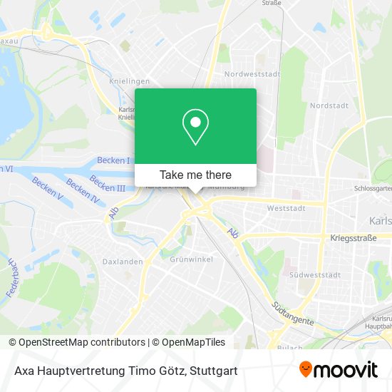 Axa Hauptvertretung Timo Götz map