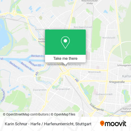 Карта Karin Schnur - Harfe / Harfenunterricht