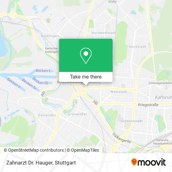 Карта Zahnarzt Dr. Hauger