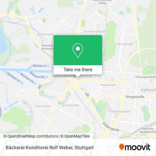 Карта Bäckerei-Konditorei Rolf Weber