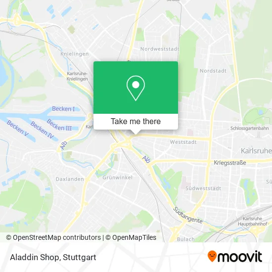 Карта Aladdin Shop
