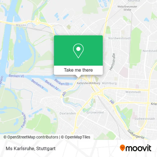 Карта Ms Karlsruhe