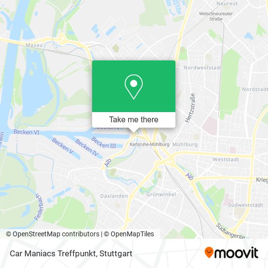 Car Maniacs Treffpunkt map