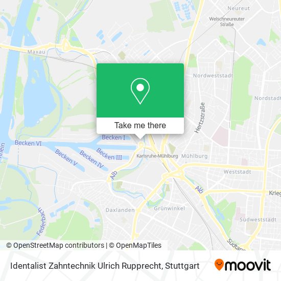 Identalist Zahntechnik Ulrich Rupprecht map