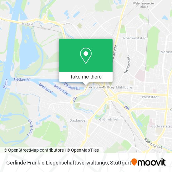 Gerlinde Fränkle Liegenschaftsverwaltungs map