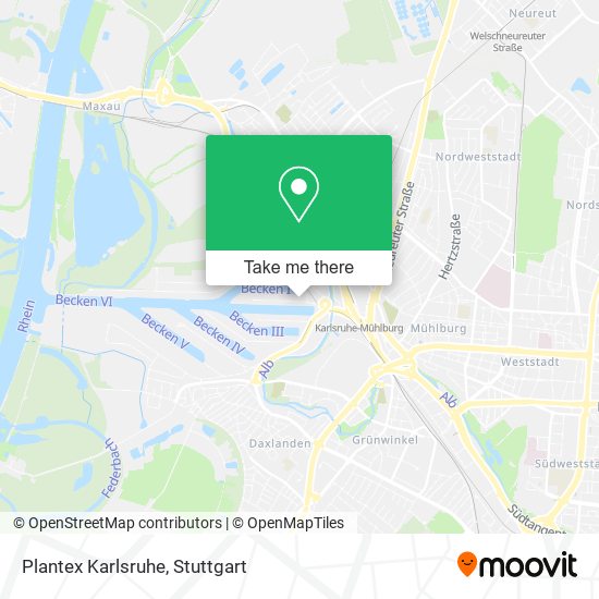 Карта Plantex Karlsruhe