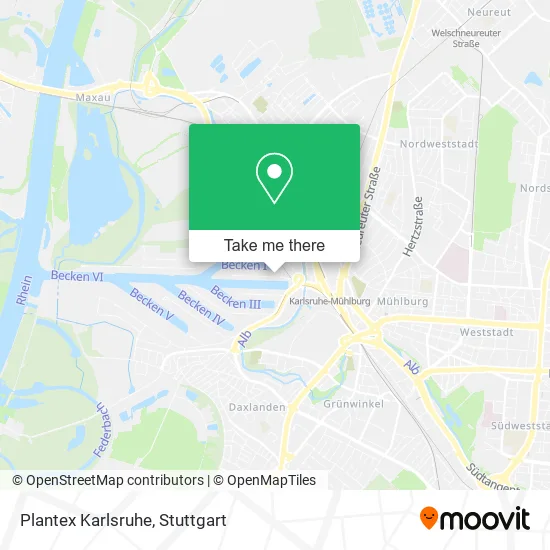 Карта Plantex Karlsruhe