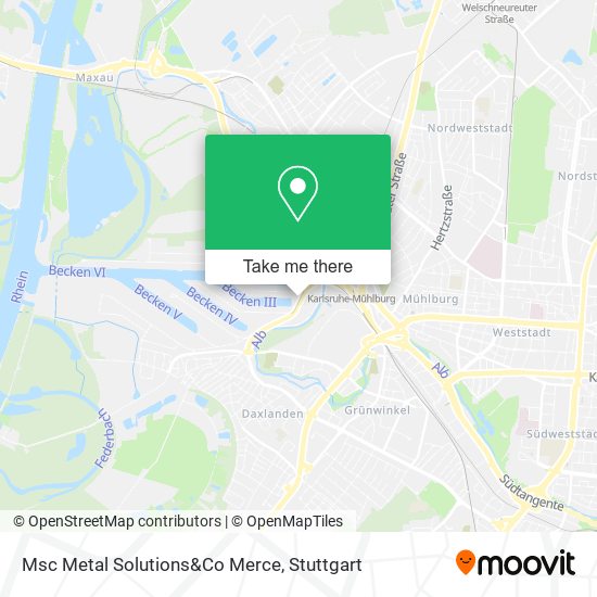 Msc Metal Solutions&Co Merce map