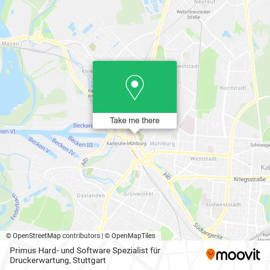 Карта Primus Hard- und Software Spezialist für Druckerwartung