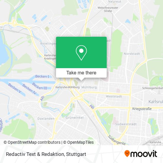 Redactiv Text & Redaktion map