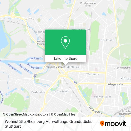 Wohnstätte Rheinberg Verwaltungs Grundstücks map