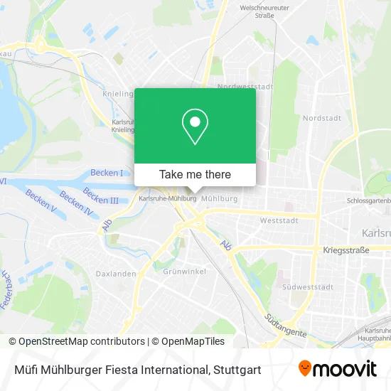 Карта Müfi Mühlburger Fiesta International