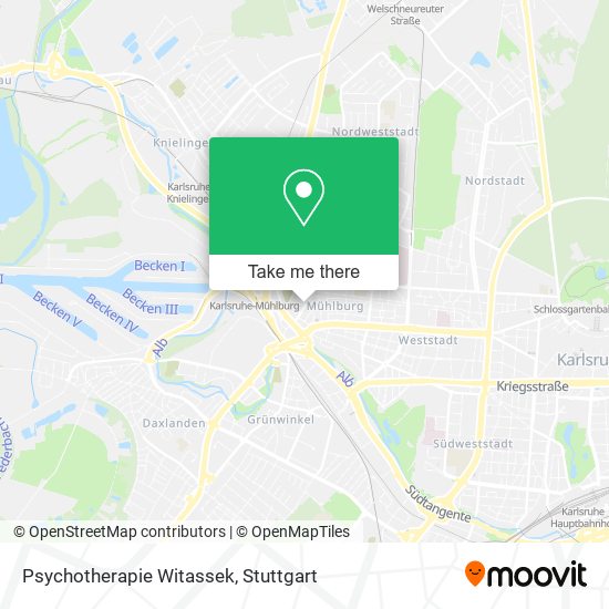 Psychotherapie Witassek map