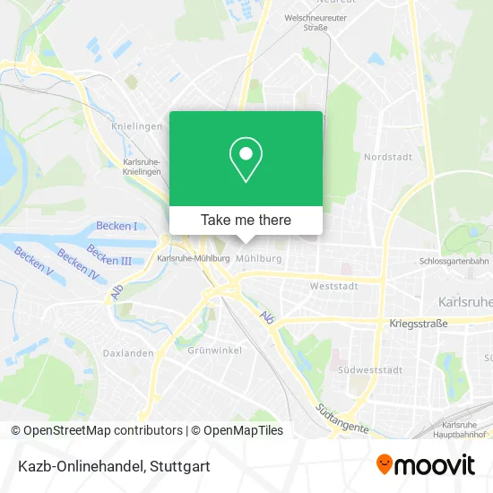 Карта Kazb-Onlinehandel