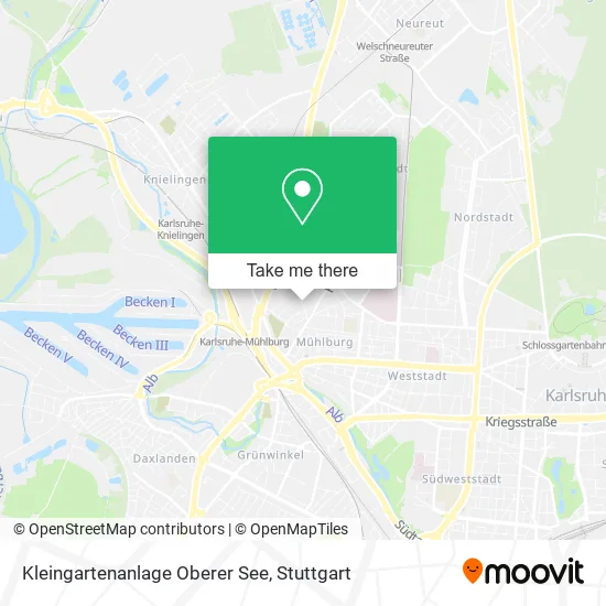 Карта Kleingartenanlage Oberer See