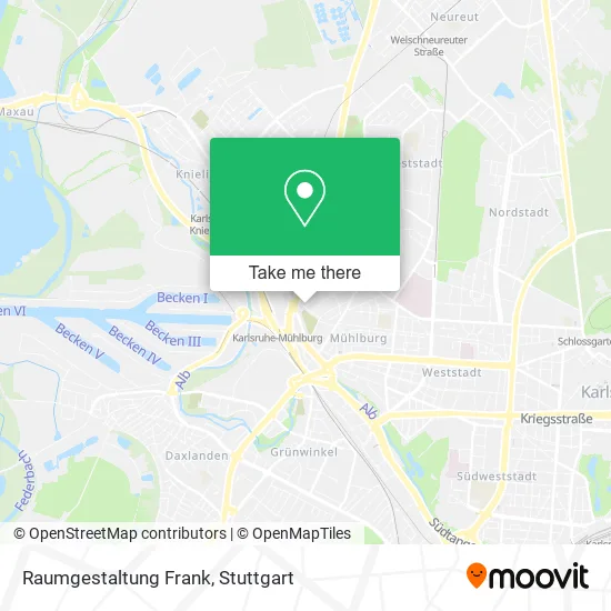 Карта Raumgestaltung Frank