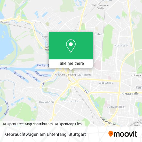 Gebrauchtwagen am Entenfang map