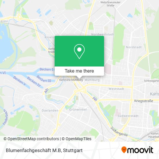 Карта Blumenfachgeschäft M.B