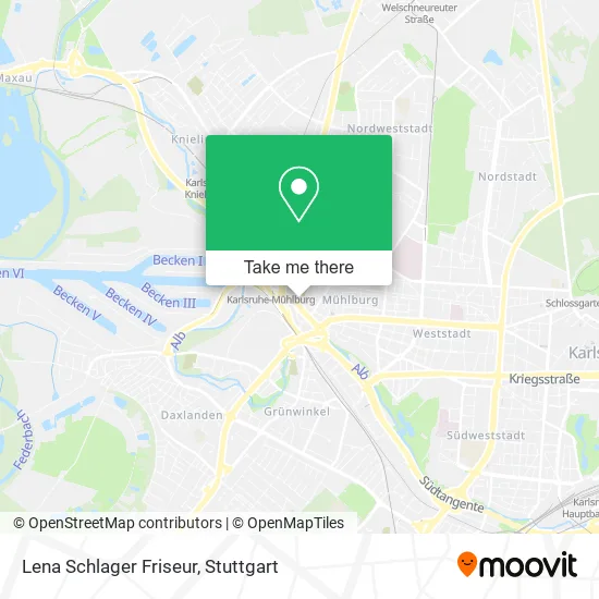 Карта Lena Schlager Friseur