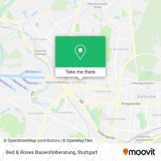 Bed & Roses Bauwohnberatung map