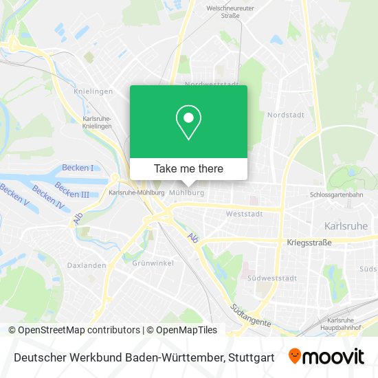 Deutscher Werkbund Baden-Württember map