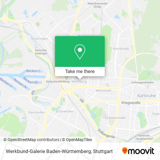 Werkbund-Galerie Baden-Württemberg map