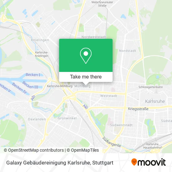 Карта Galaxy Gebäudereinigung Karlsruhe