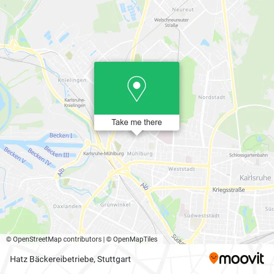 Карта Hatz Bäckereibetriebe