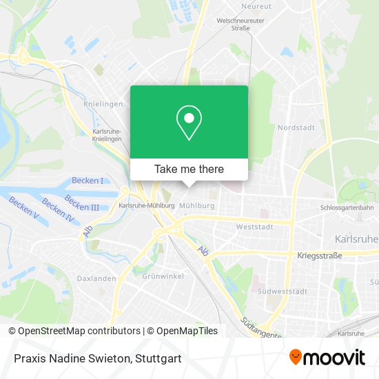 Praxis Nadine Swieton map
