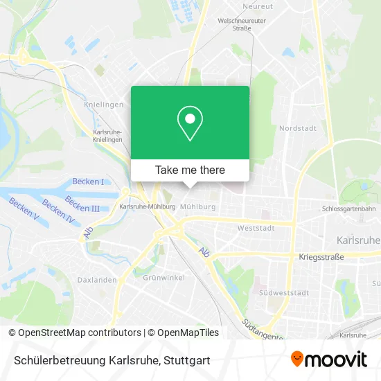 Карта Schülerbetreuung Karlsruhe