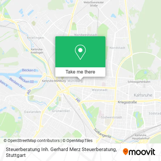 Карта Steuerberatung Inh. Gerhard Merz Steuerberatung