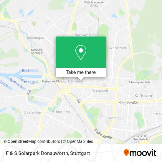 Карта F & S Solarpark Donauwörth