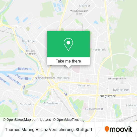 Карта Thomas Maring Allianz Versicherung