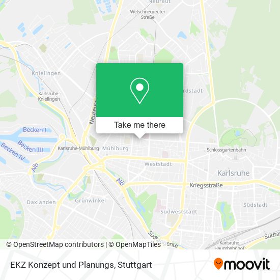 EKZ Konzept und Planungs map