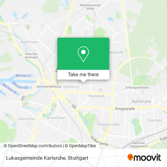 Карта Lukasgemeinde Karlsruhe