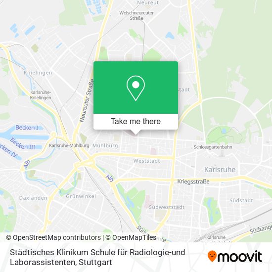 Städtisches Klinikum Schule für Radiologie-und Laborassistenten map