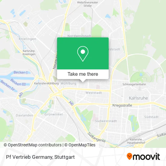 Карта Pf Vertrieb Germany