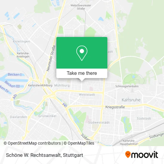 Карта Schöne W. Rechtsanwalt