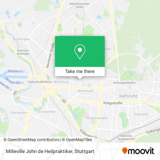 Milleville John de Heilpraktiker map