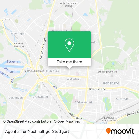 Карта Agentur für Nachhaltige